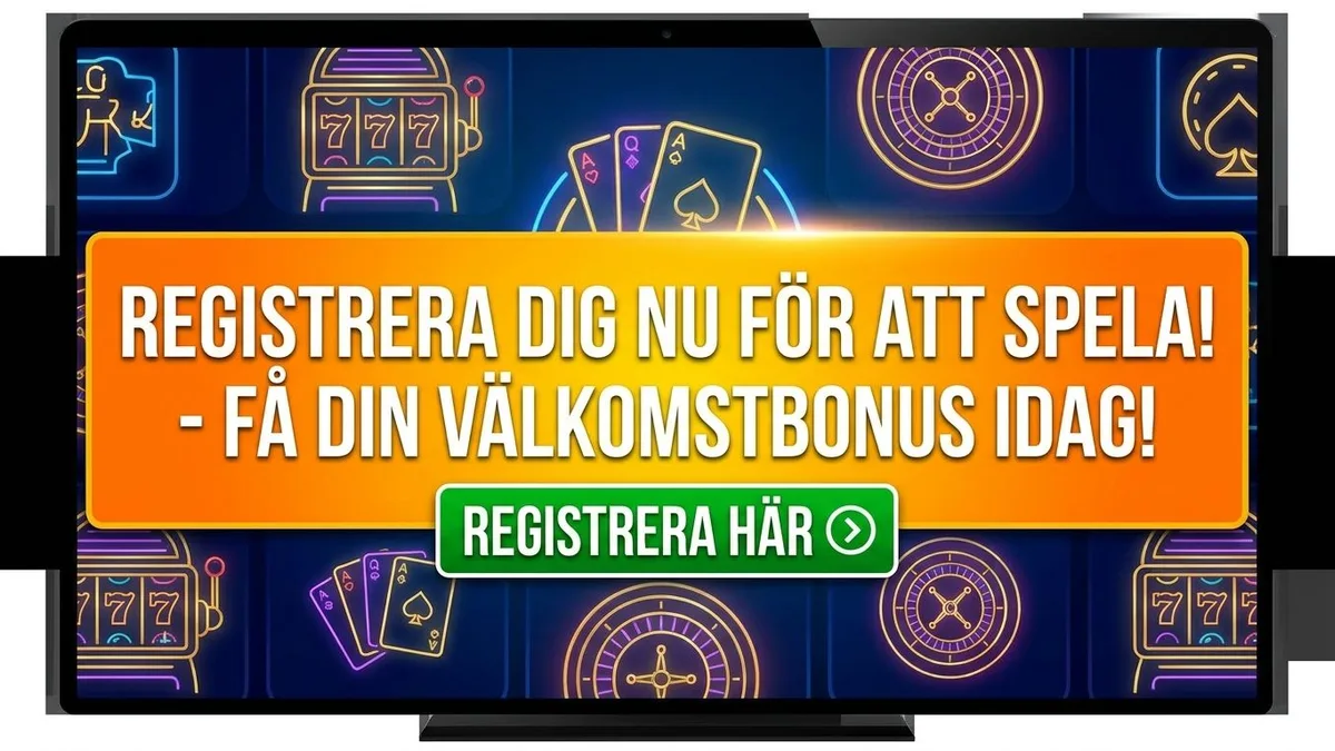 Registrera dig med bonus